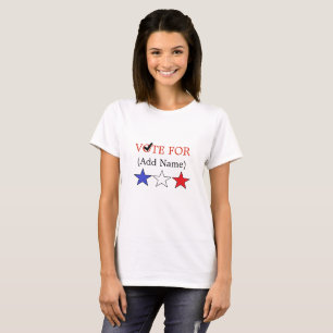 Voto Personalizado Para Camisa Política Electa
