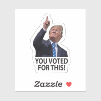 Votó Por Este pegatina De Trump Maga