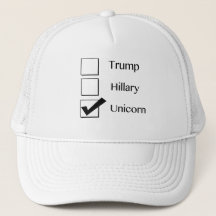 Voto por Gorra político de Unicornio