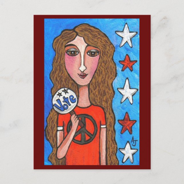 VOTO - postal estadounidense (Anverso)