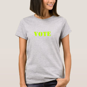 "voto" - TEXTO personalizar y COLOR - camiseta