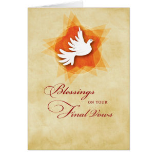 Votos finales solemnes, bendiciones de las nunas,