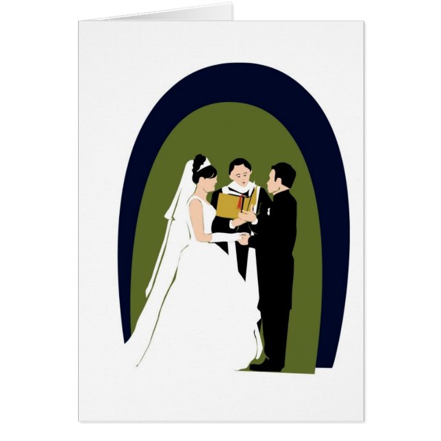 Votos, novia, novio y funcionario (Frente)