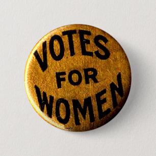 Votos para las mujeres - botón