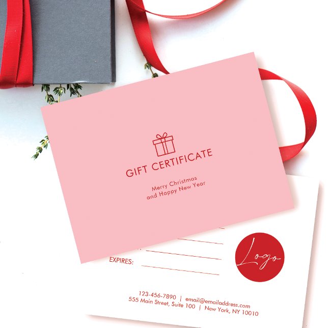 Voucher de regalo minimalista (Subido por el creador)
