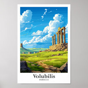 Voulubilis Ilustracion de viajes de arte de Marrue