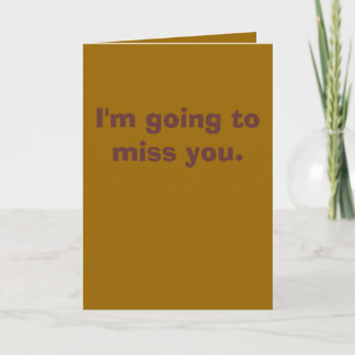 Voy a perder tu tarjeta