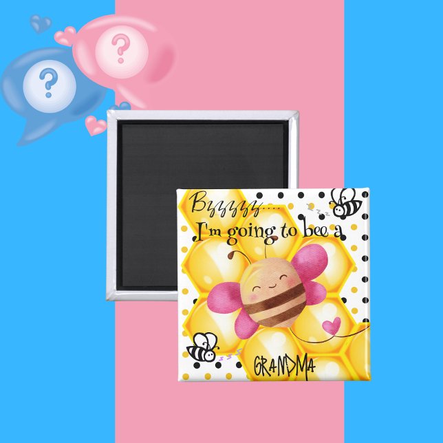 Voy a ser abuela imán personalizado (Subido por el creador)