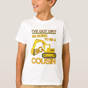 Voy a ser un primo grande construyendo camisetas