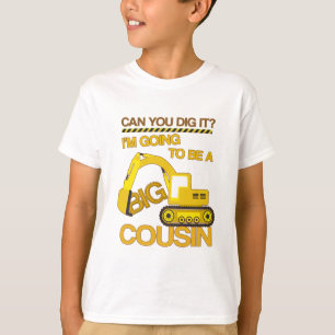 Voy a ser un primo grande construyendo camisetas