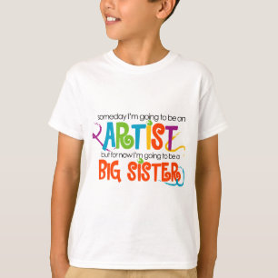 Voy a ser una camiseta de la hermana grande del