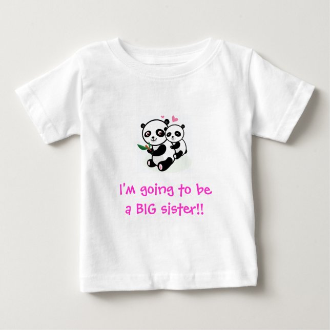 Voy a ser una camiseta hermana GRANDE (Anverso)
