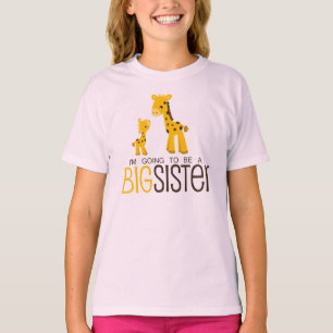 Voy a ser una gran camiseta de hermana