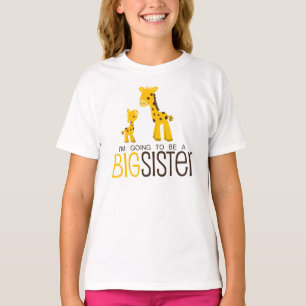 Voy a ser una gran camiseta de hermana