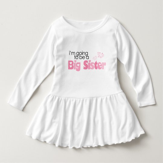 "Voy a ser una hermana grande " Vestido