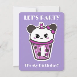 VOY A VOLVER UNA INVITACIÓN DE CUMPLEAÑOS A KAWAII