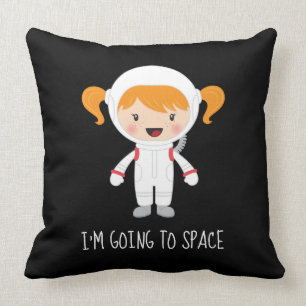 Voy al Cojín decorativo de diseño espacial