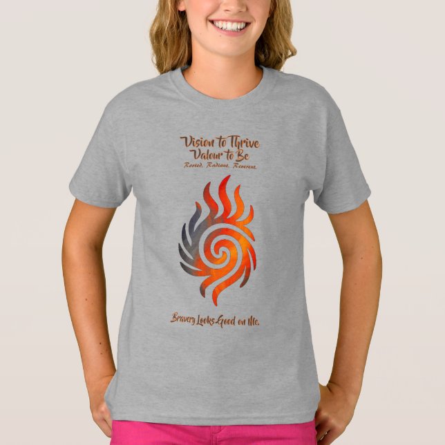 VTVB-BRAVERY1-T - Camiseta (Anverso)