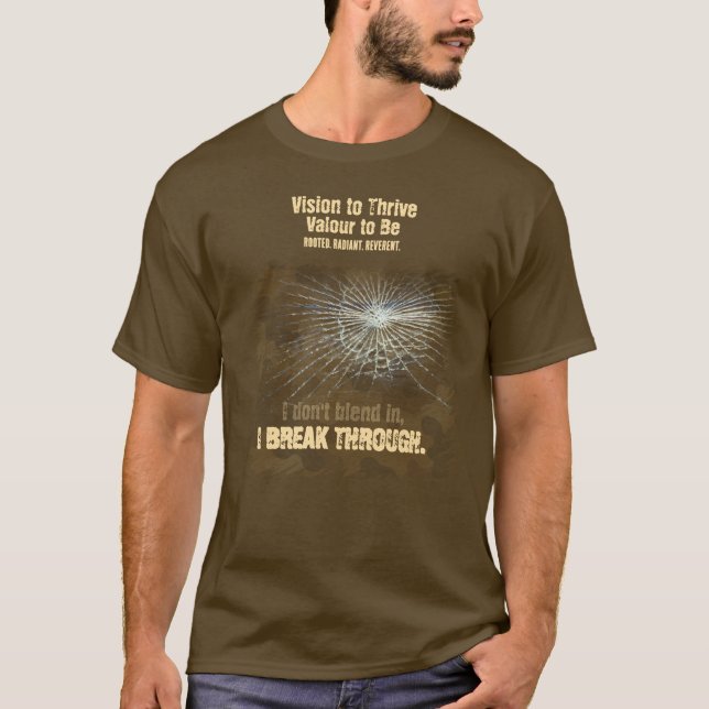 VTVB-BREAKTHRU2-BRN-T - Camiseta (Anverso)