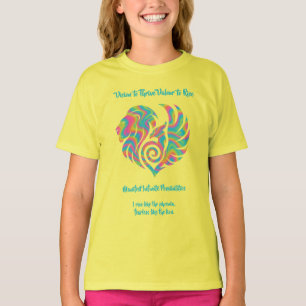 VTVR-RISEFEARLESS2-YG-T - Camiseta