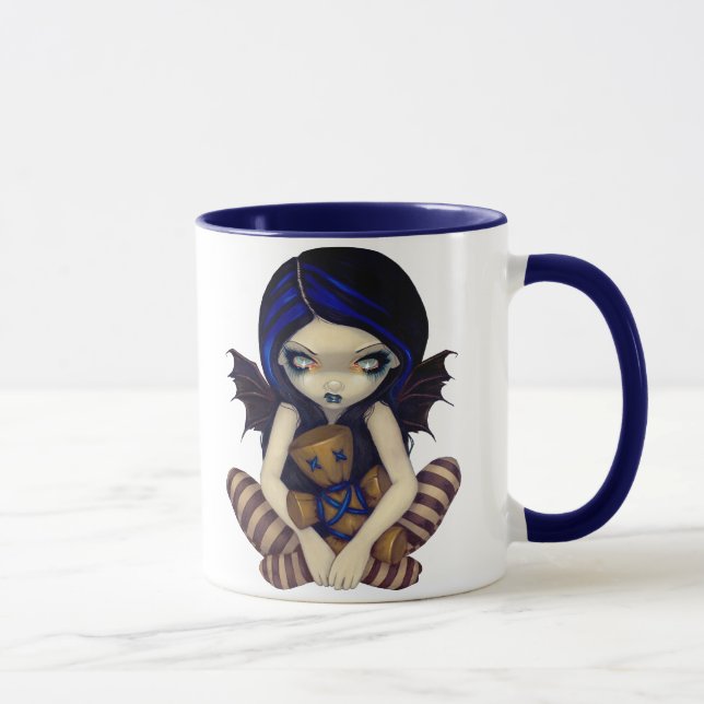 "Vudú en" taza azul (Derecha)