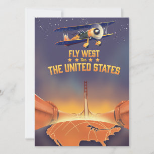 Vuela al oeste y conoce los Estados Unidos.