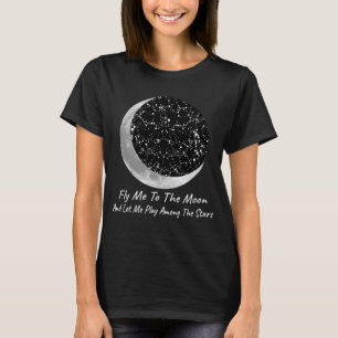Vuéleme a la camiseta impresionante de la luna