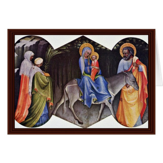 Vuelo a Egipto de Lorenzo Monaco Don (Anverso (Horizontal))