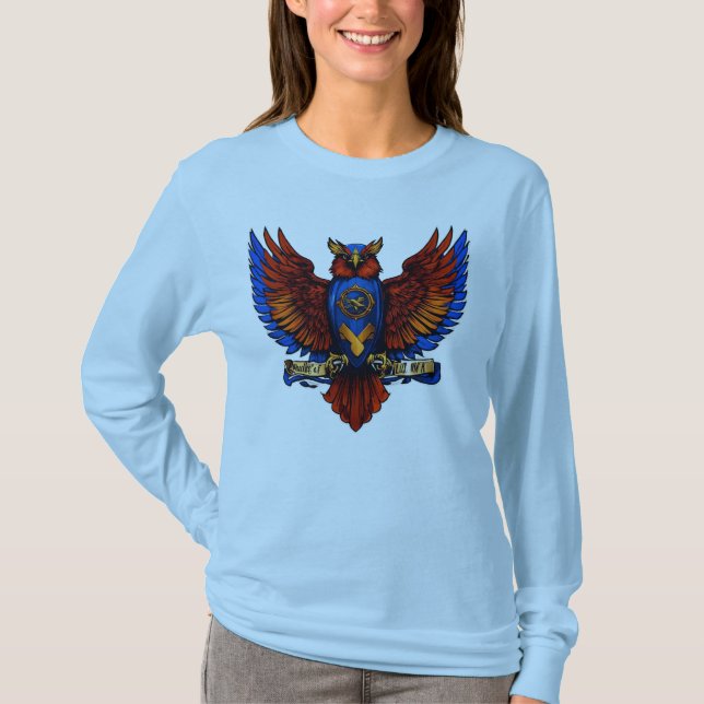 "Vuelo a la libertad: los pájaros diseñan camiseta (Anverso)