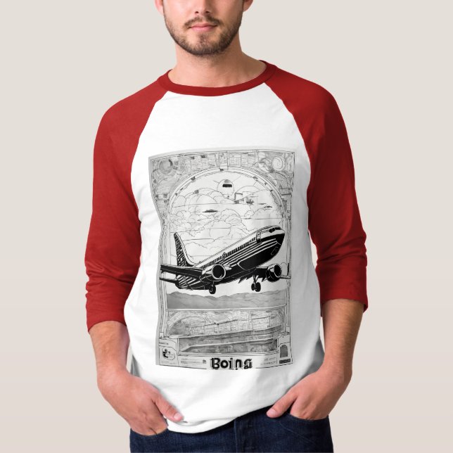 Vuelo a través del tiempo: camiseta de historia de (Anverso)