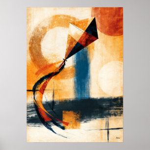 Vuelo de cometa Tako Arte geométrico abstracto jap