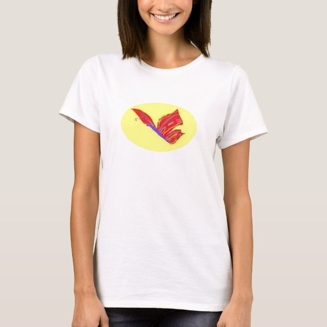 Vuelo de escarlata - camisa (Anverso)