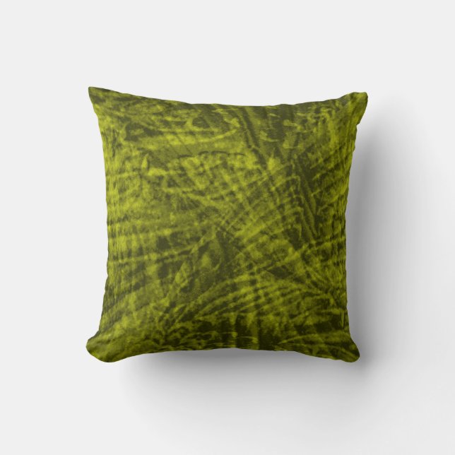 Vuelo de la almohada abstracta de rosella verde (Anverso)