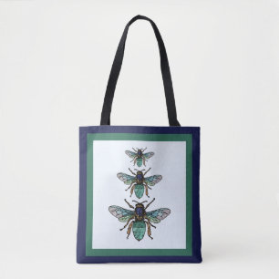 Vuelo de la bolsa de las abejas purpurinas