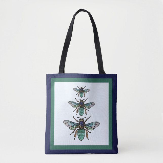 Vuelo de la bolsa de las abejas purpurinas (Anverso)