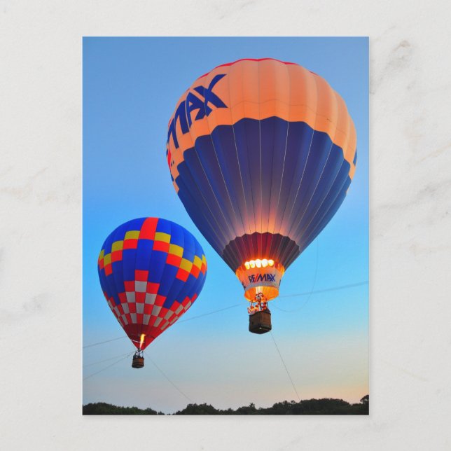 Vuelo en globo aerostático en la nueva tarjeta pos (Anverso)