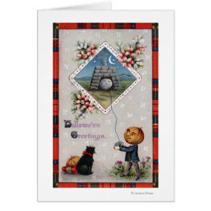 Vuelo principal de la calabaza una cometa en una