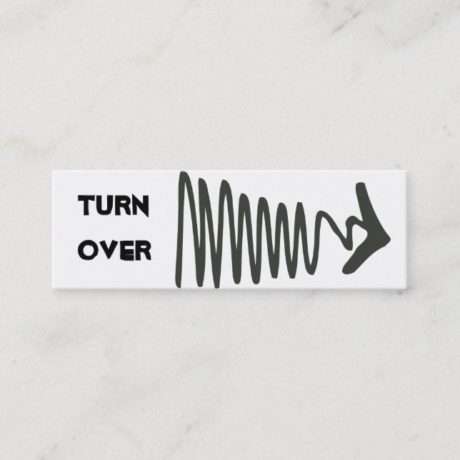 Vuelque la tarjeta de visita (Anverso)