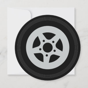 Vuelta de niños autocarreras Invitaciones de fiest