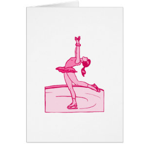 Vuelta rosada del patinador