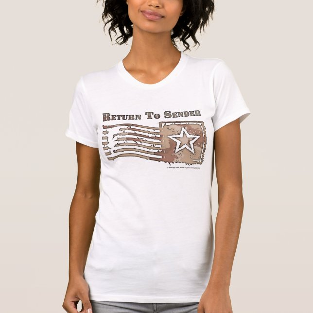 Vuelva a la camiseta del remitente - los tanques (Anverso)