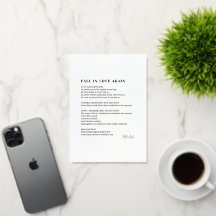 Vuelve a enamorarte poema poesía
