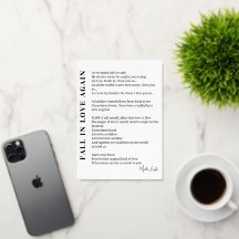 Vuelve a enamorarte poema poesía