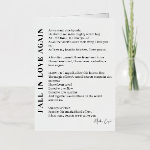 Vuelve a enamorarte poema poesía