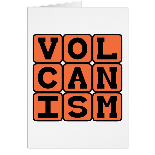 Vulcanismo, erupción de roca fundida (Frente)