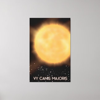 VY Canis Majoris poster de arte espacial Sun.