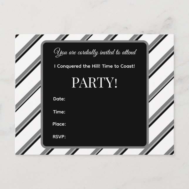 ¡W&B Conquisté la Colina! Invitación a la Fiesta d (Anverso)