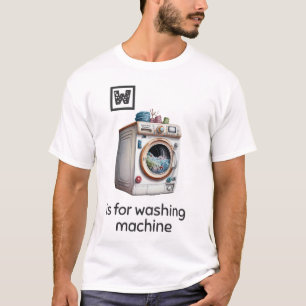 W es para lavadora camiseta