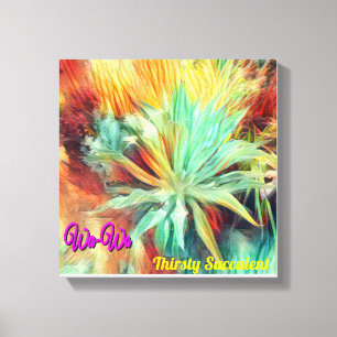 Wa-Wo Wave Colección de Arte NFT TIRSTY SUCCULENT