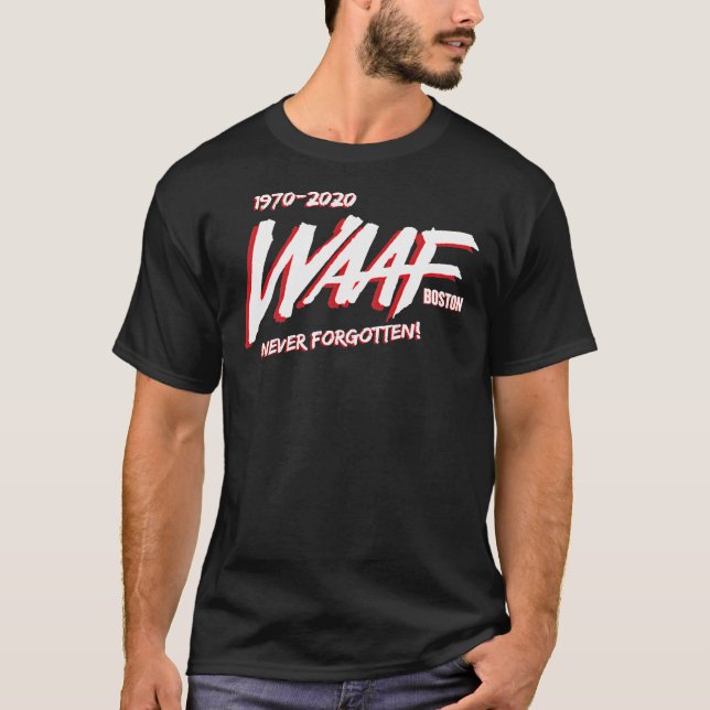 WAAF - Nunca olvidé la camiseta clásica de camiset (Anverso)